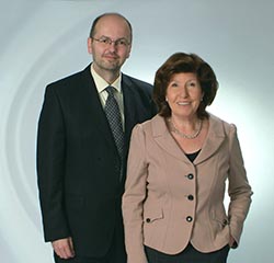 Frau Heinberg und Herr Schabel